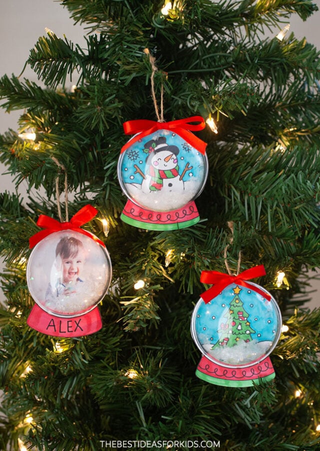 Snow Globe Ornament DIY Craft