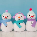 Sock Snowman Craft cover