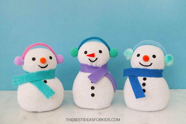 Sock Snowman Decorations