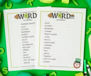 St Patrick's Day Word Scramble