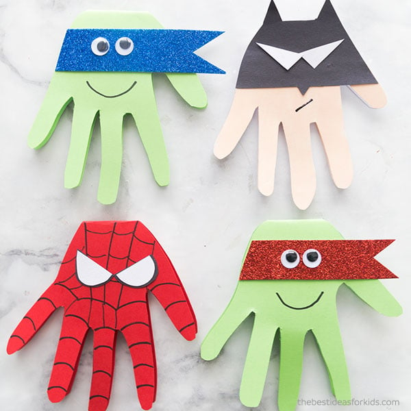 Super Hero Craft Cards