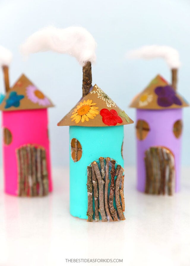 Toilet Paper Fairy House