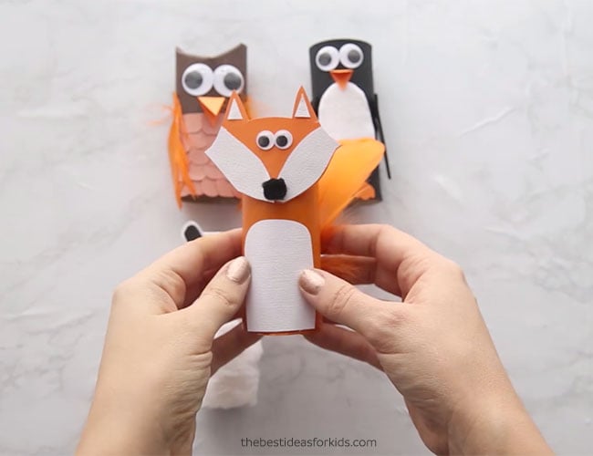 Toilet Paper Roll Fox