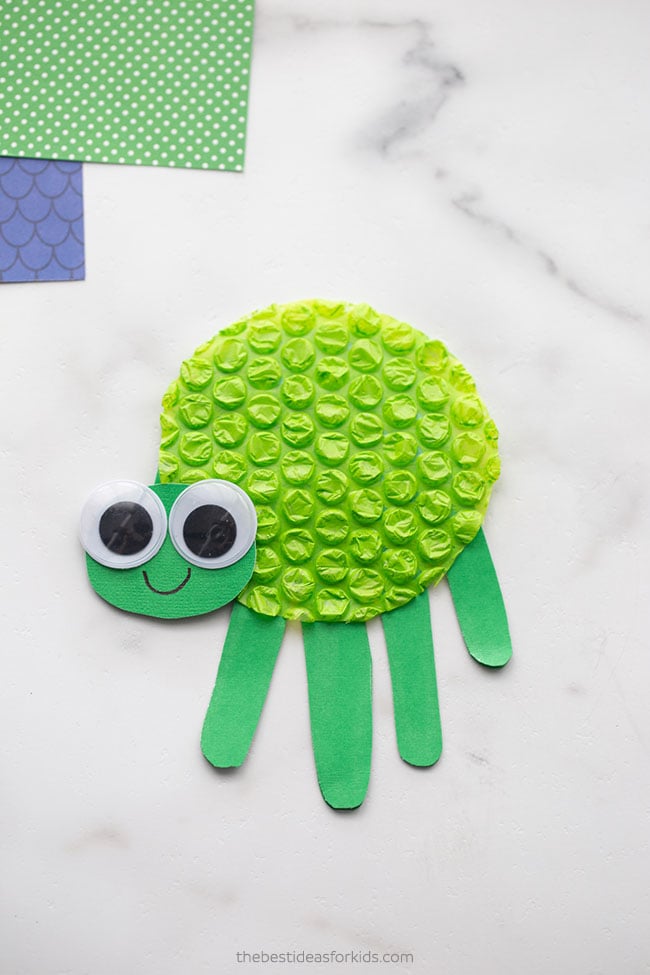 Turtle Handprint Card