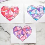 Watercolor Heart Art