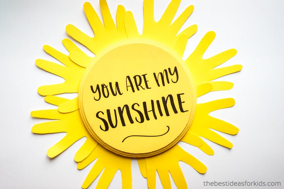 You are my sunshine craft